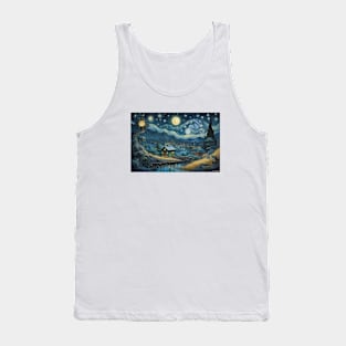 Vintage Japanese City Retro Style Tank Top